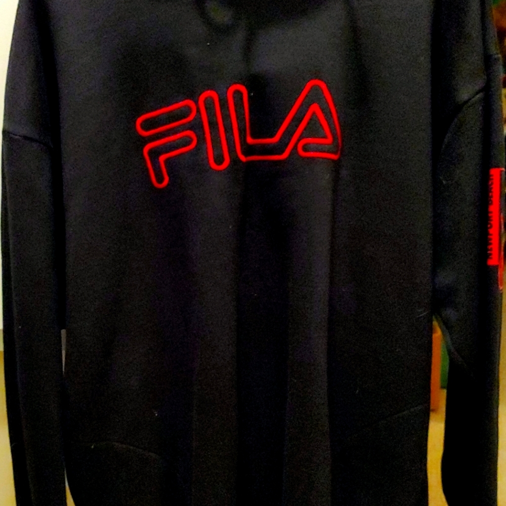 1990s Vintage FILA Newport Beach Dukes WTT Official Sponsor Hoodie - NOS